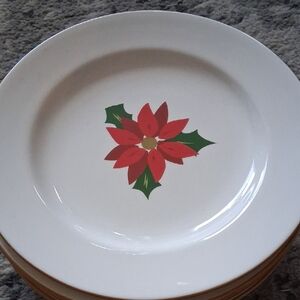 Pier 1 Salad Plates - Oh Tannenbaum Collection